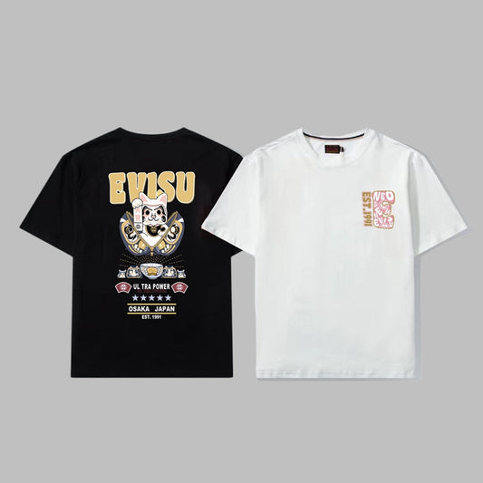 2026 Evisu Men's  New T-Shirt