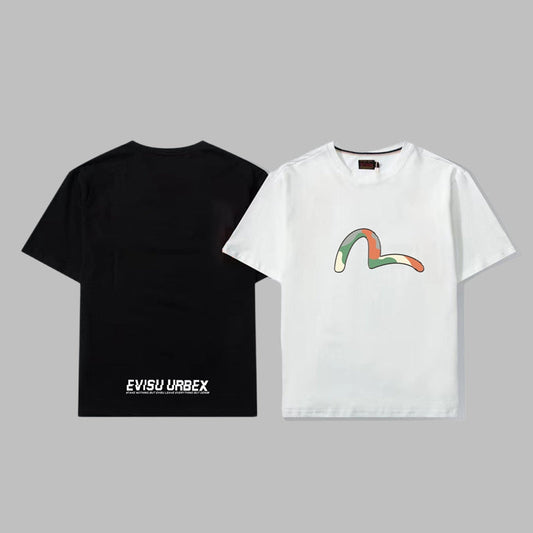 2026 Evisu Men's  New T-Shirt