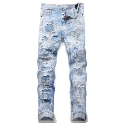 2026 New Men's Ink Splash Jeans